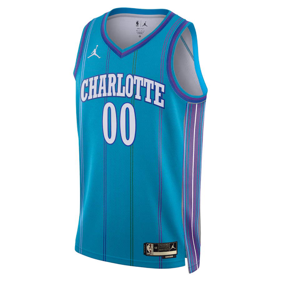 Unisex Charlotte Hornets Jordan Brand Teal 2023/24 Custom Swingman Jersey - Classic Edition