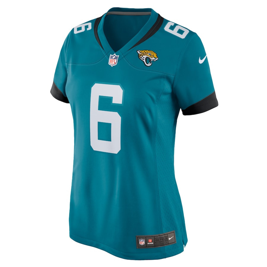 Darnell Savage 6 Jacksonville Jaguars Alternate Game Women Jersey - Teal