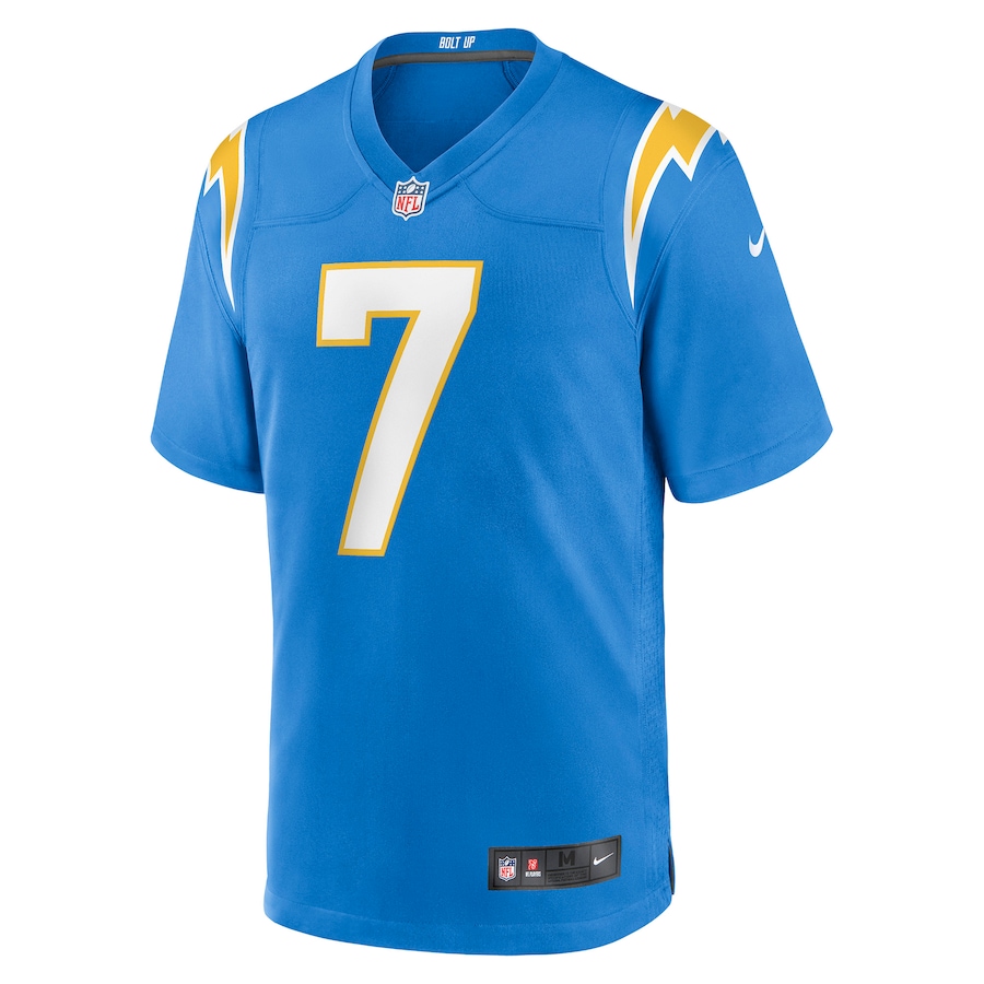 Mens Los Angeles Chargers Gerald Everett Powder Blue Player Game Jersey