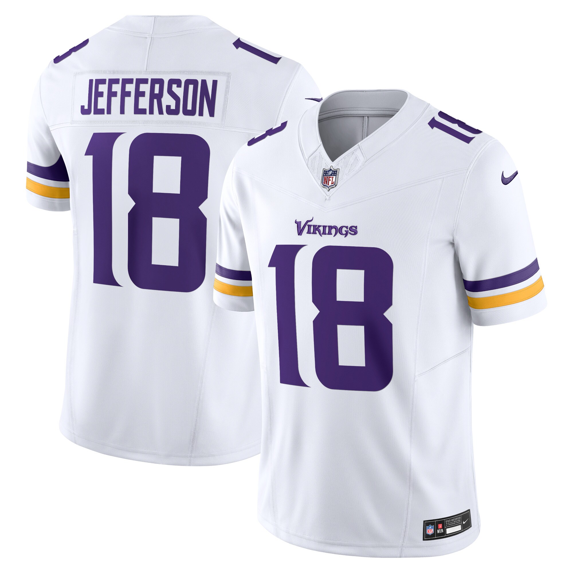 Justin Jefferson Minnesota Vikings Vapor F.U.S.E. Limited Jersey - White