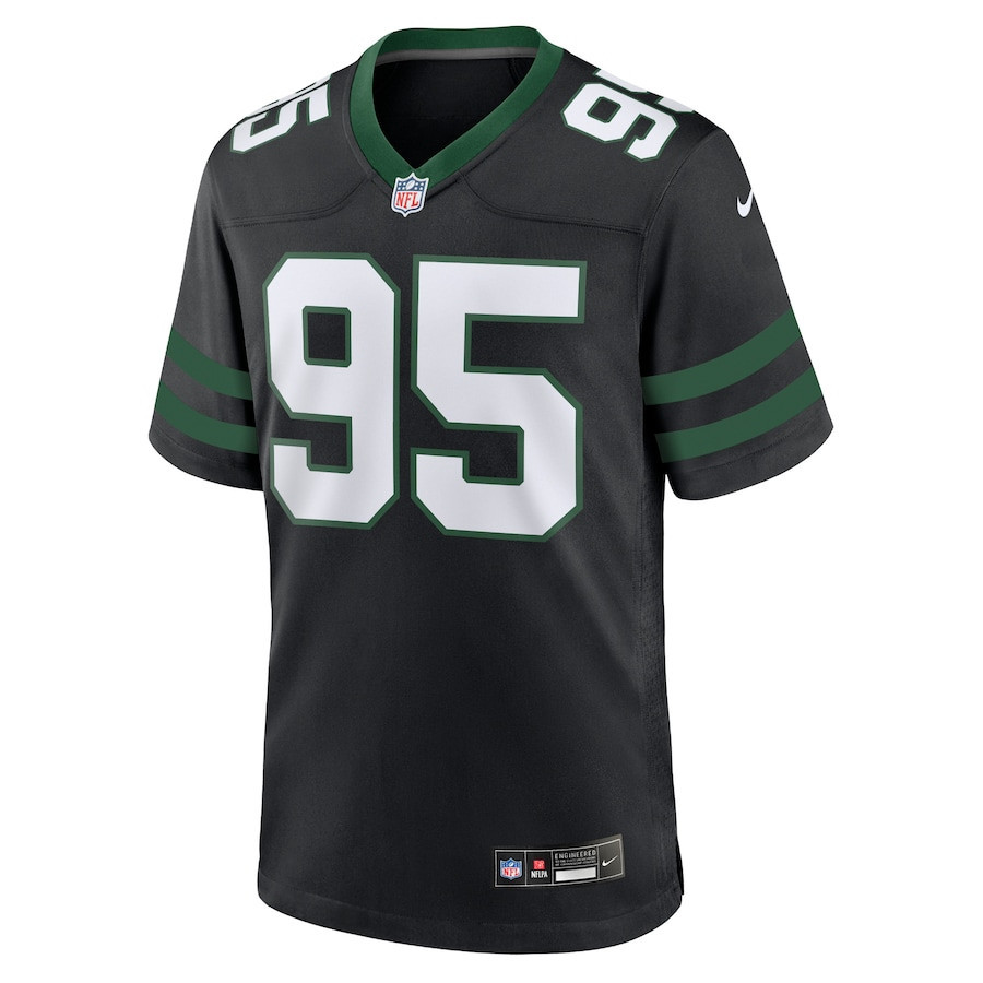Quinnen Williams 95 New York Jets Alternate Game Men Jersey - Legacy Black