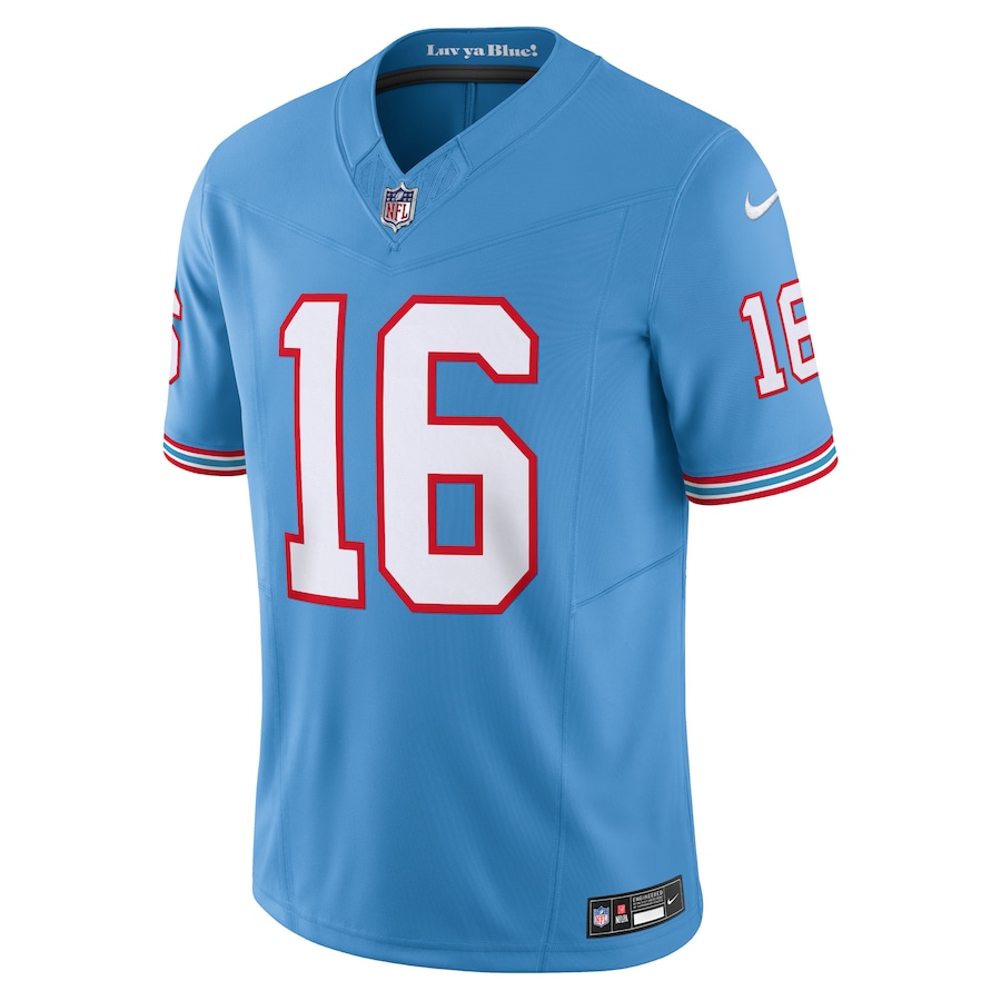 Mens Tennessee Titans Treylon Burks Light Blue Vapor F.U.S.E. Limited Jersey