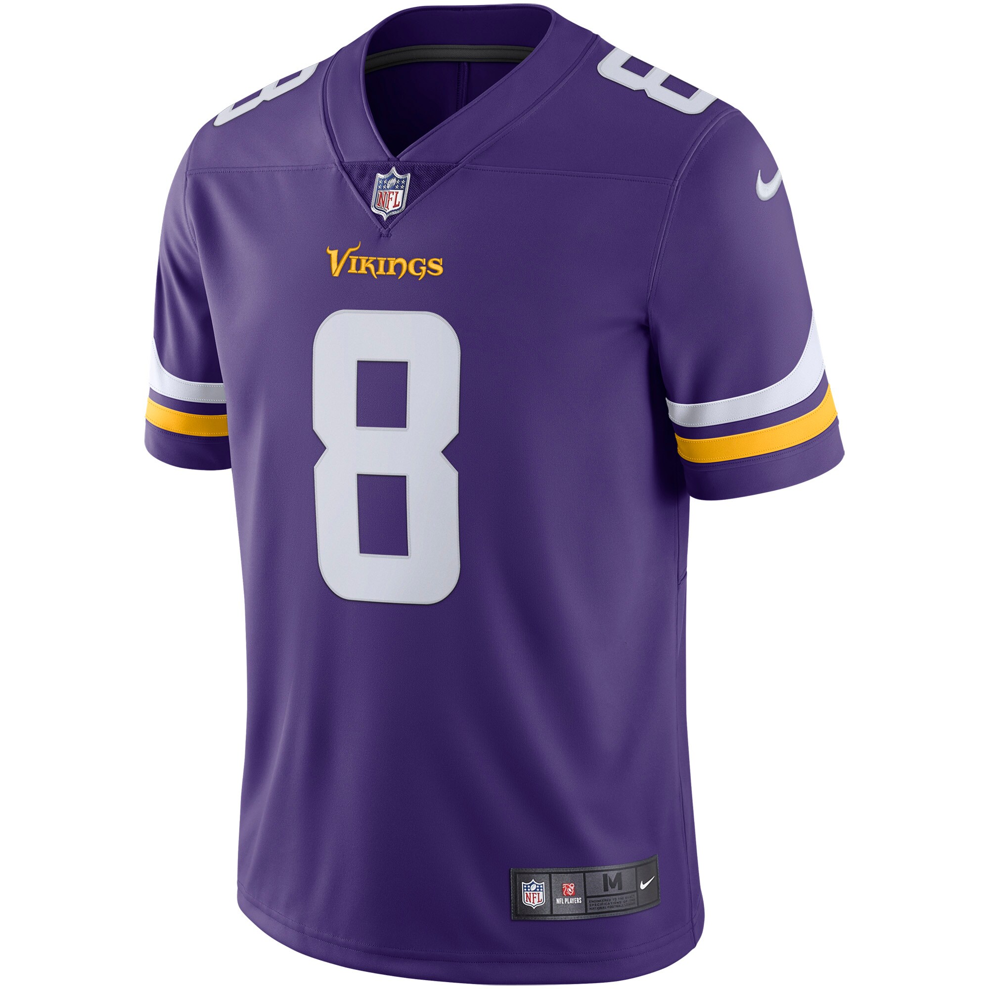 Kirk Cousins Minnesota Vikings Vapor Untouchable Limited Jersey - Purple