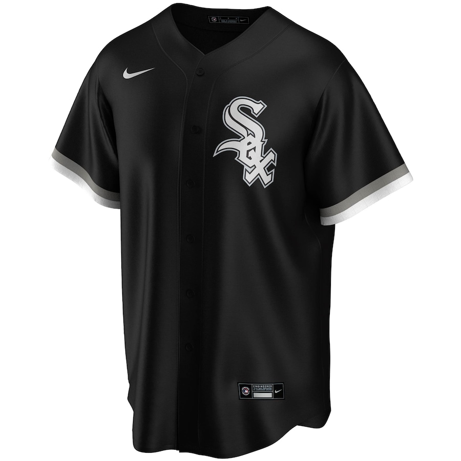 Youth Chicago White Sox Yoan Moncada Black Alternate Replica Player Jersey