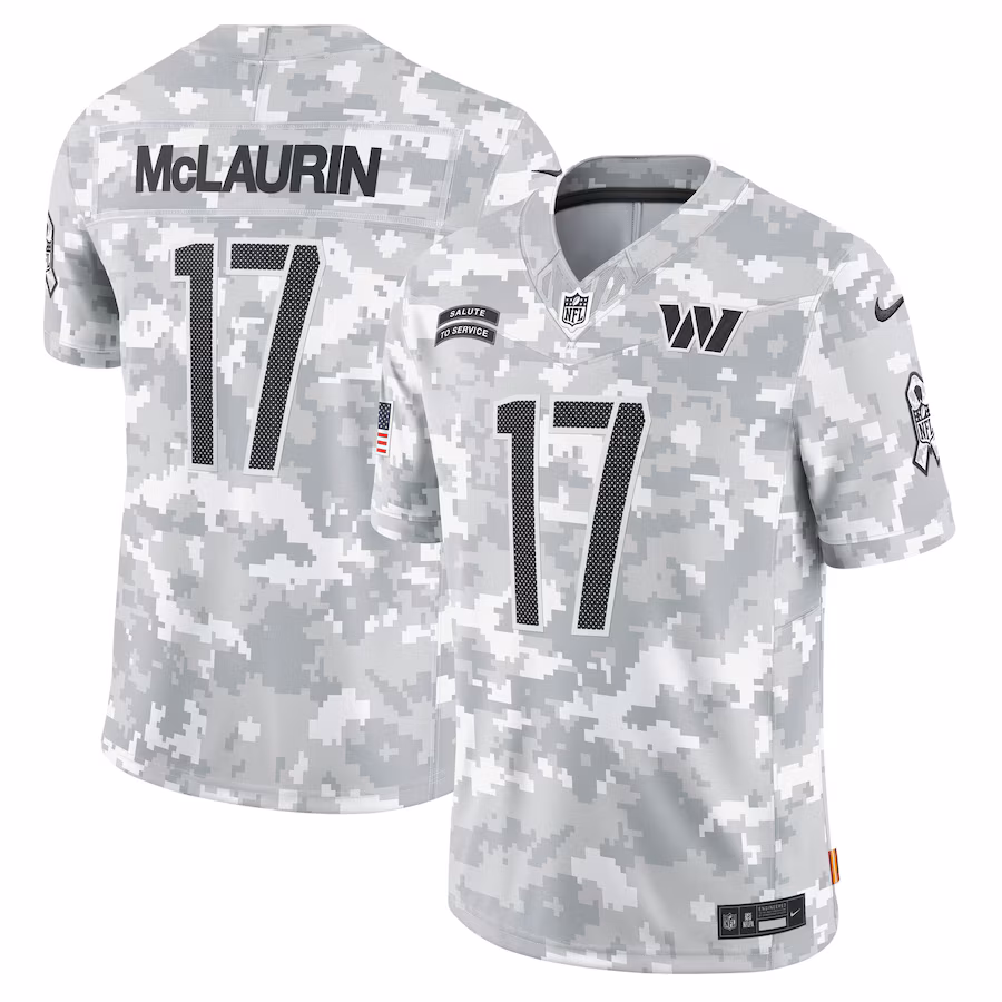 Terry McLaurin Washington Commanders Nike 2024 Salute to Service Limited Jersey - Arctic Camo