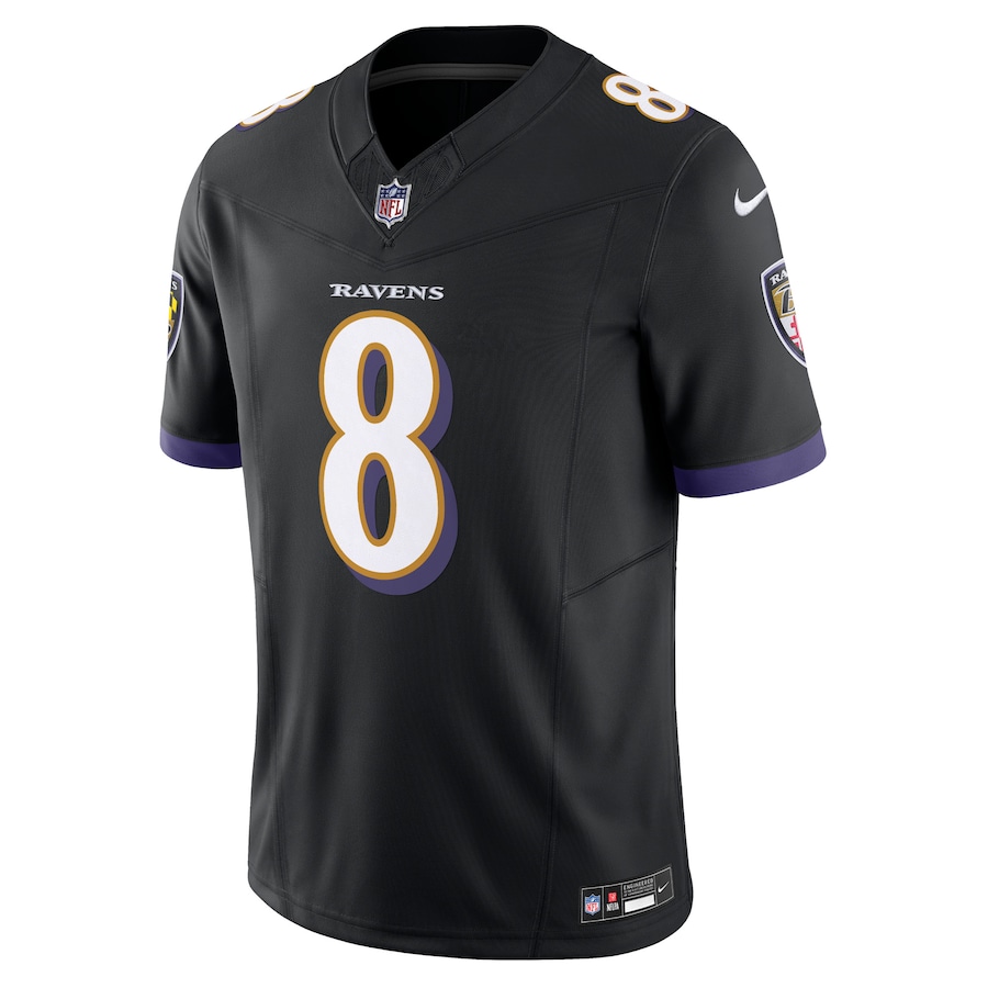 Mens Baltimore Ravens Lamar Jackson Black Vapor F.U.S.E. Limited Jersey
