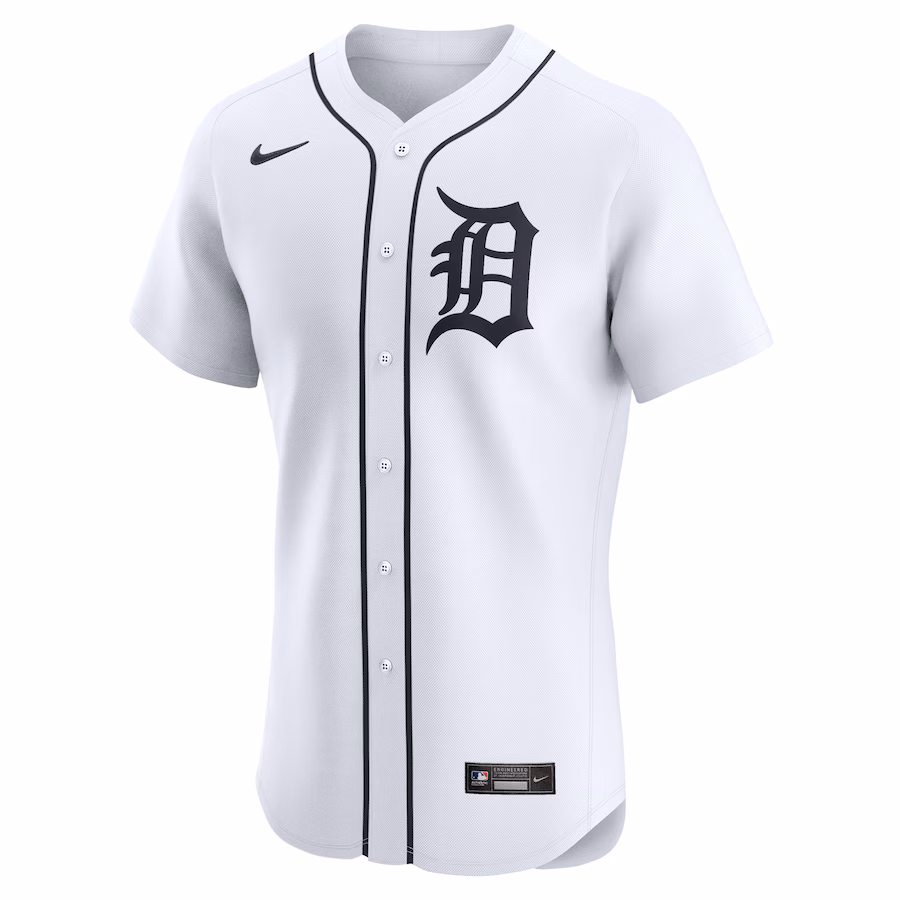 Youth Detroit Tigers Nike White Home Elite Pick-A-Player Retired Roster Jersey