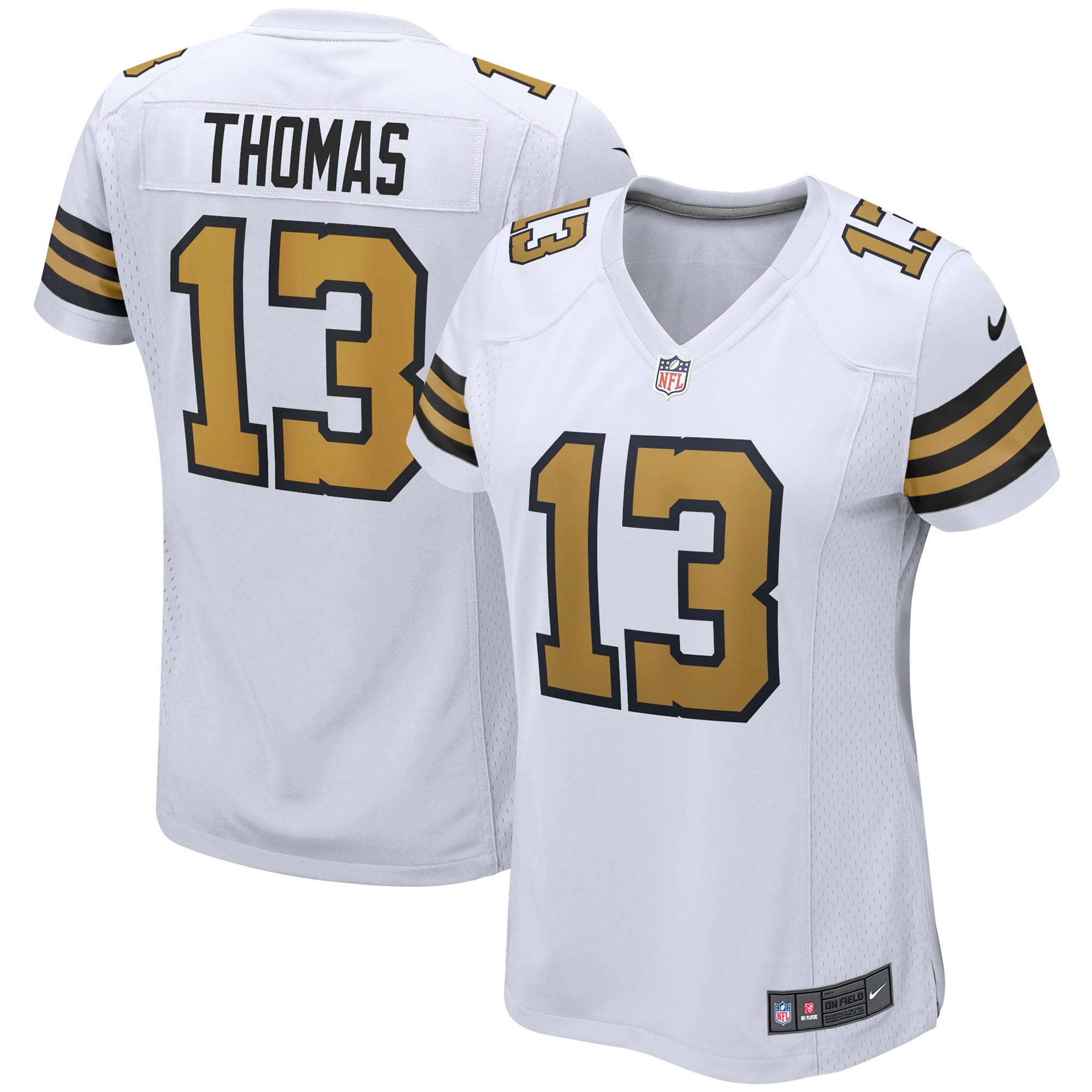 Michael Thomas New Orleans Saints Women's Alternate Game Jersey - White