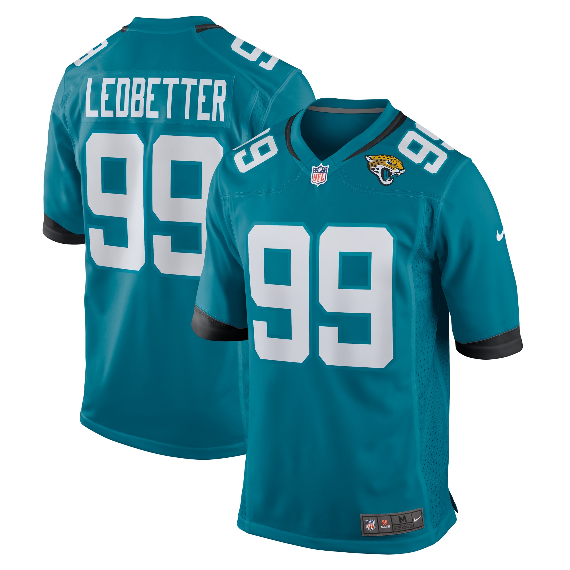 Jeremiah Ledbetter Jacksonville Jaguars Home Game Player Jersey - Teal