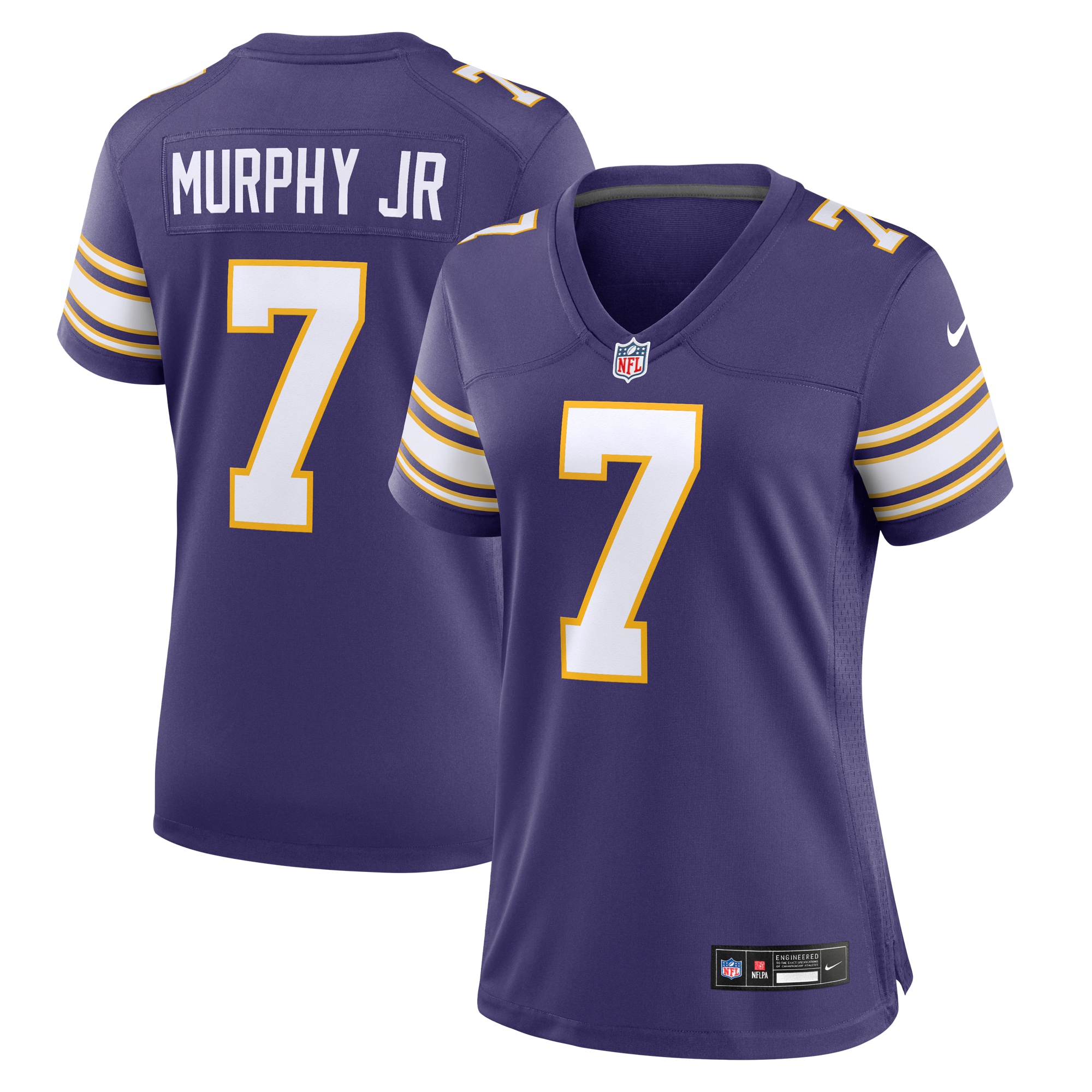 Byron Murphy Jr. Minnesota Vikings Women's Classic Player Game Jersey - Purple