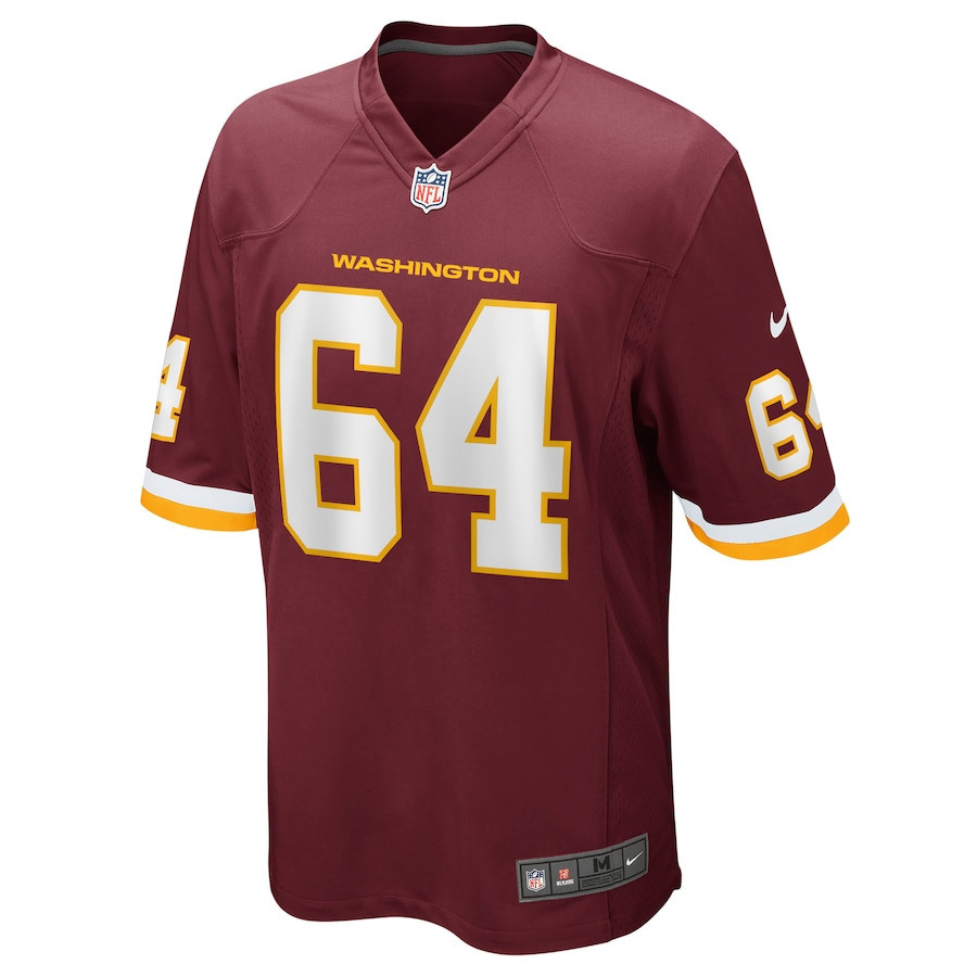 David Bada 64 Washington Commanders Football Team Men Game Jersey - Burgundy