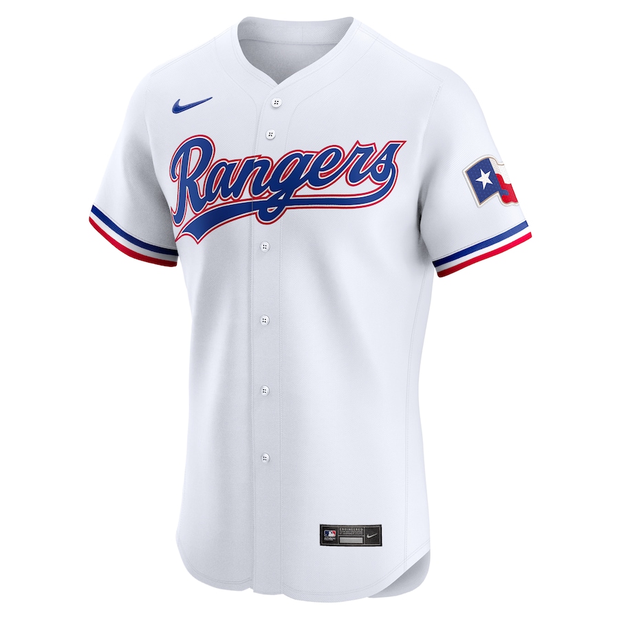 Men's Texas Rangers White Home Elite Pick-A-Player Retired Roster Jersey