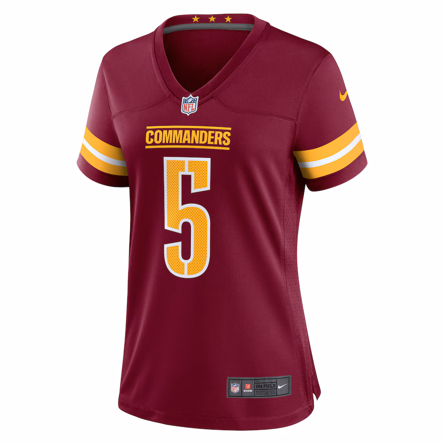 Jayden Daniels Washington Commanders Nike Women's Player Game Jersey - Burgundy
