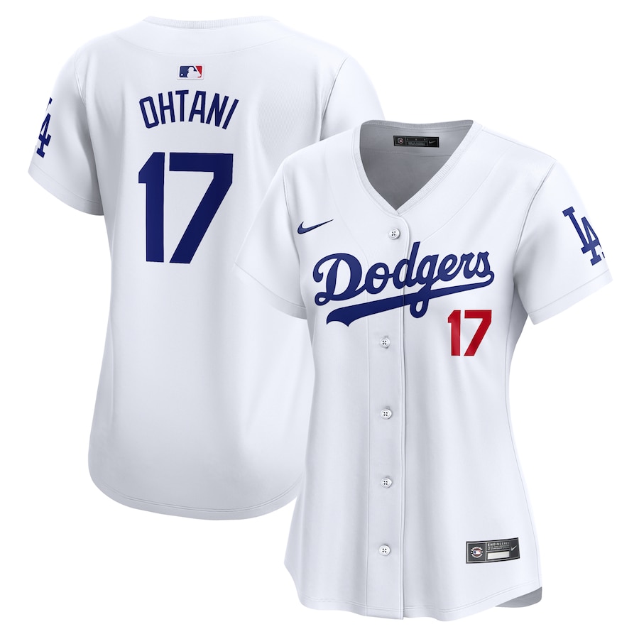 Women's Los Angeles Dodgers Shohei Ohtani White Home Limited Player Jersey