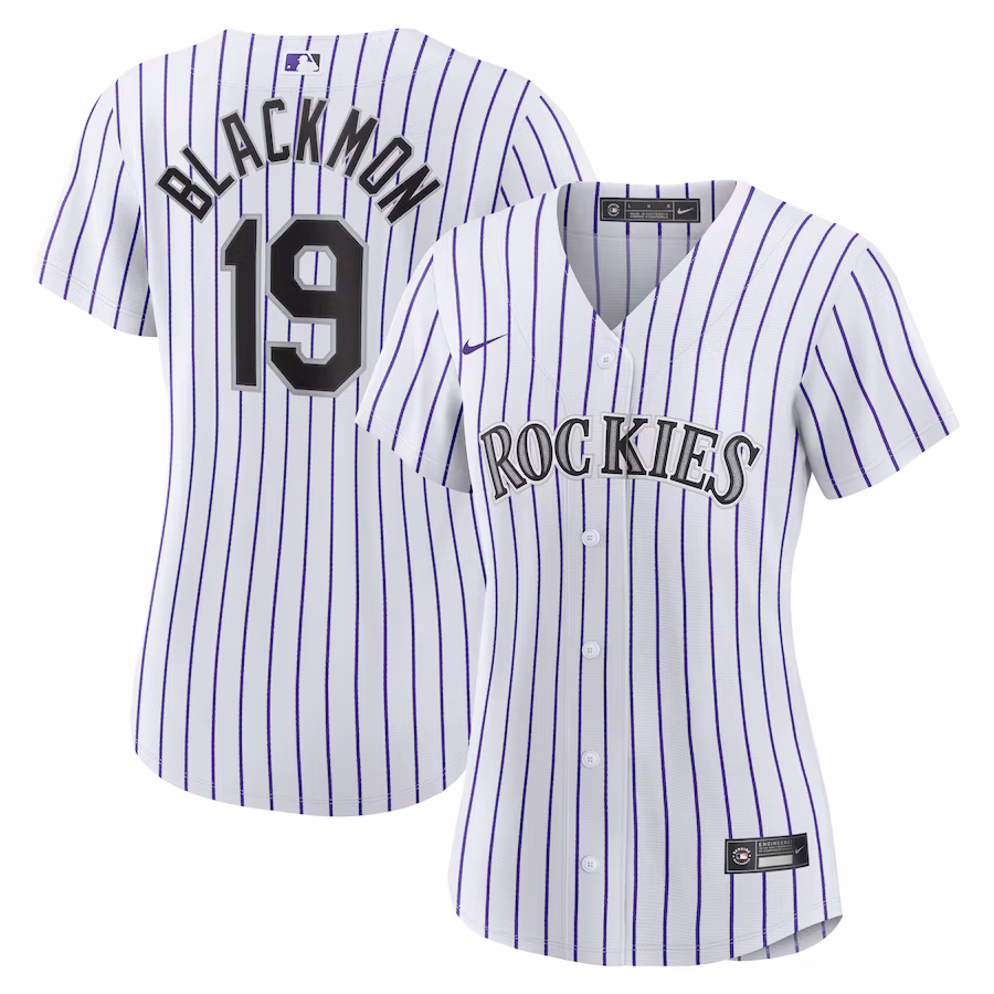 Youth Colorado Rockies Charlie Blackmon Nike White Home Replica Player Jersey
