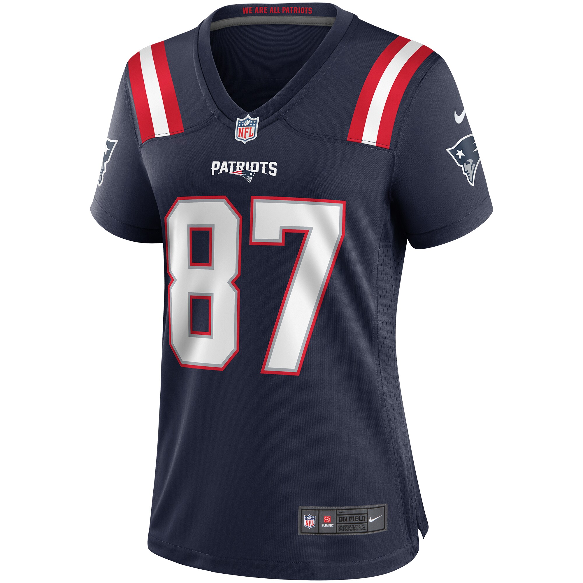 Ben Coates New England Patriots Women's Game Retired Player Jersey - Navy
