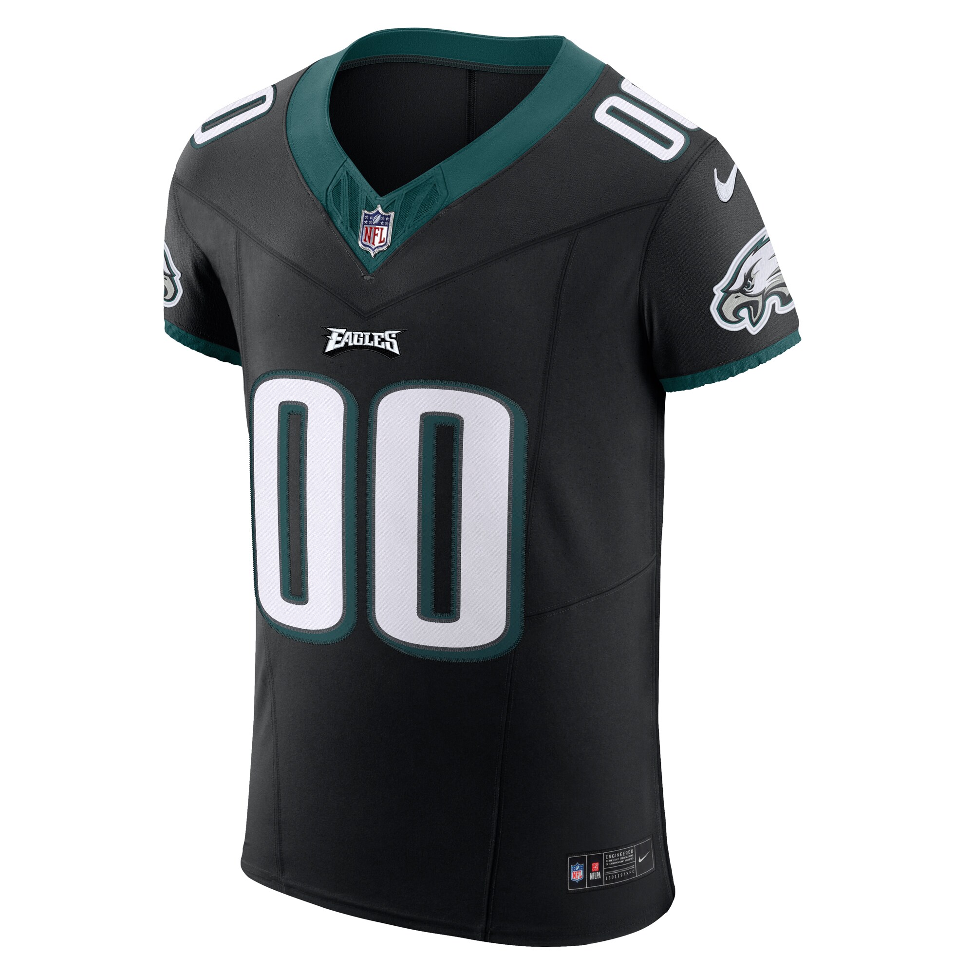 Philadelphia Eagles Alternate Vapor F.U.S.E. Elite Custom Jersey - Black
