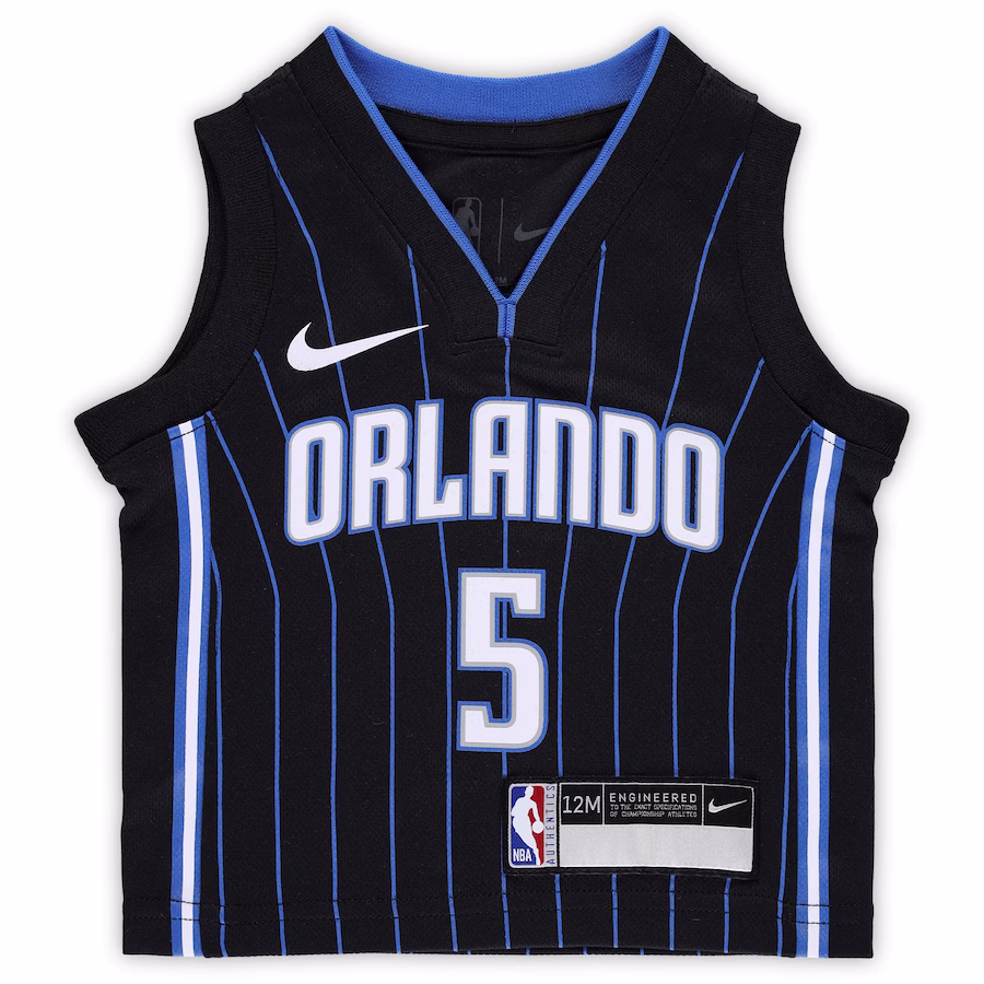 Infant Orlando Magic Paolo Banchero Nike Black Swingman Player Jersey - Icon Edition