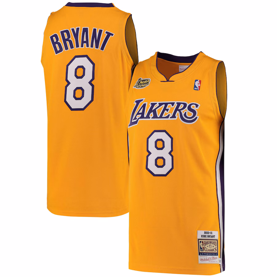 Kobe Byrant Hardwood Classics 2000-01 Authentic Jersey By Mitchell & Ness - Mens