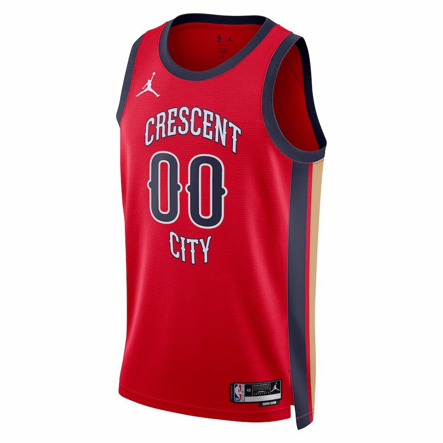 Unisex New Orleans Pelicans Jordan Brand Red Swingman Custom Jersey - Statement Edition