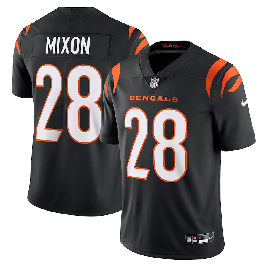 Mens Cincinnati Bengals Joe Mixon Black Vapor Untouchable Limited Jersey
