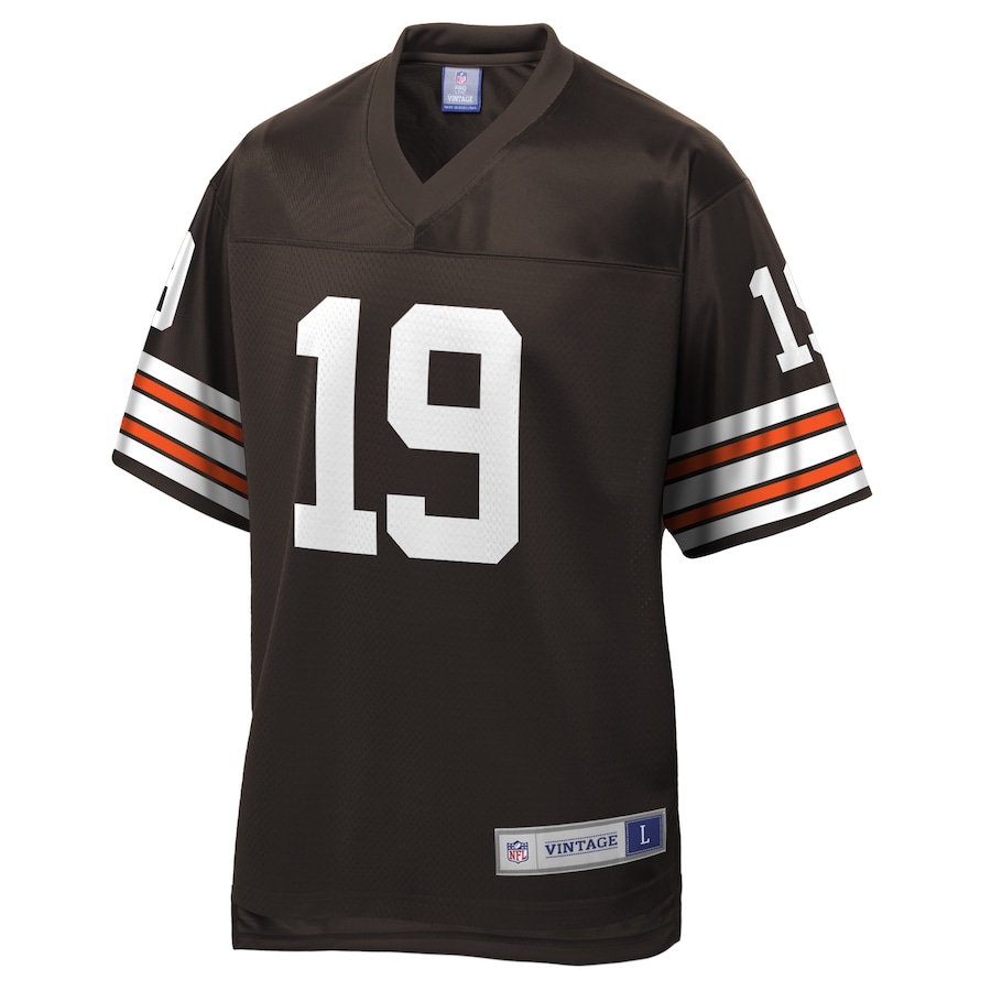 Mens Cleveland Browns Bernie Kosar Pro Line Brown Retired Player Replica Jersey