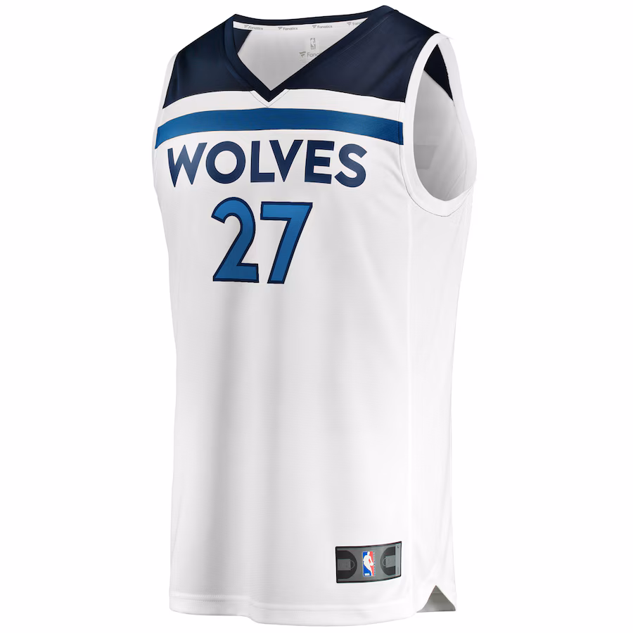Rudy Gobert Minnesota Timberwolves Fanatics Fast Break Replica Player Jersey - Association Edition - White