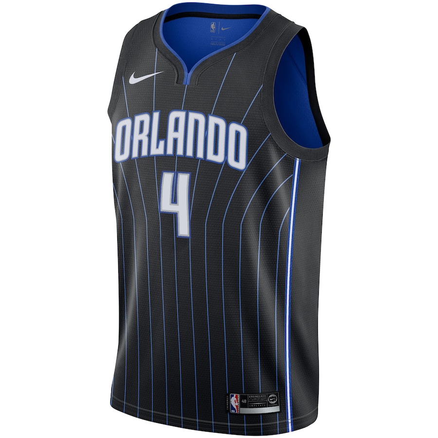 Men's Orlando Magic Jalen Suggs Black NBA Draft First Round Pick Jersey