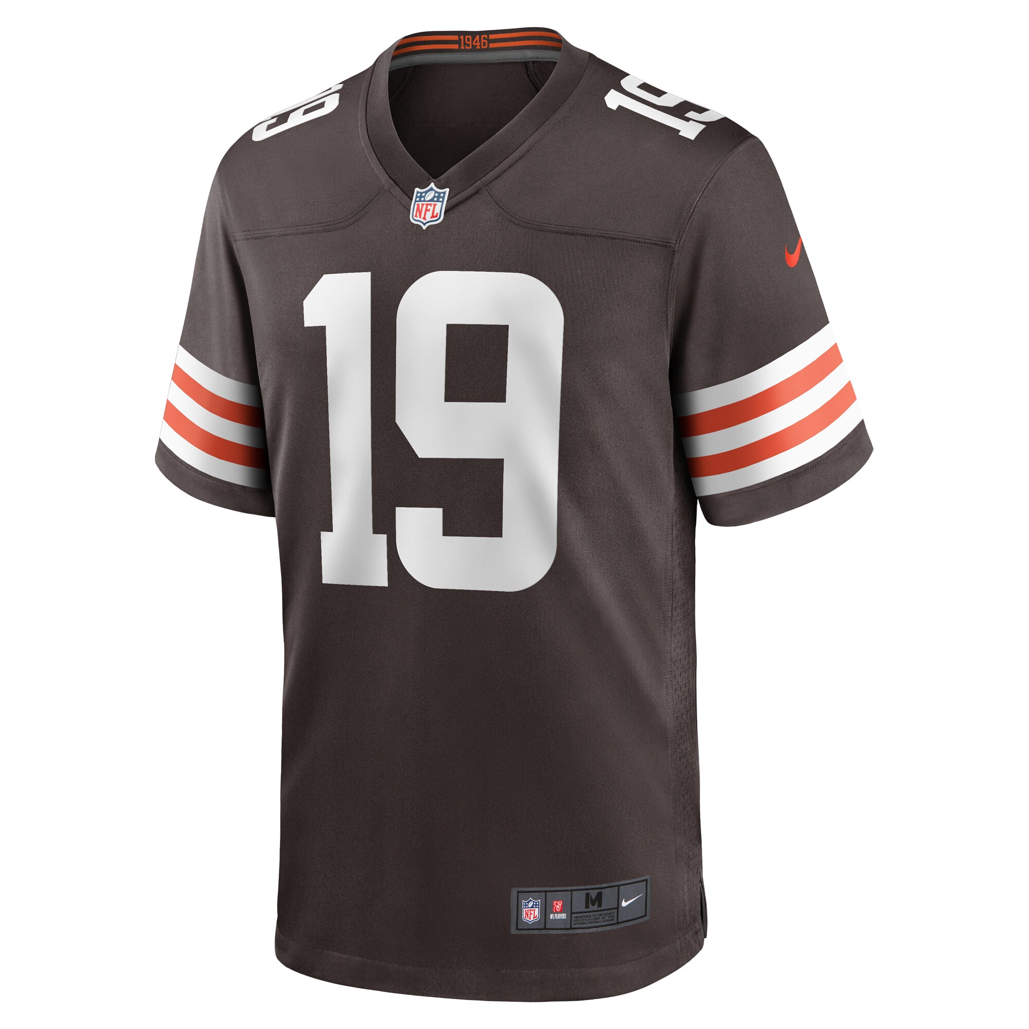 Cedric Tillman Cleveland Browns 2023 NFL Draft Pick Game Jersey - Brown