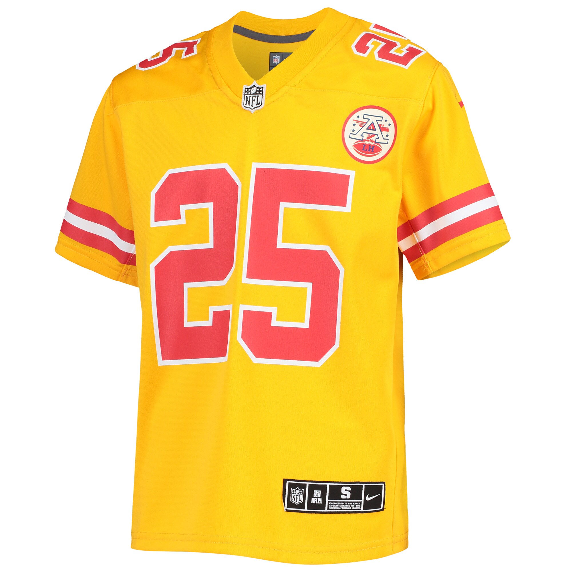 Clyde Edwards-Helaire Kansas City Chiefs Youth Inverted Team Game Jersey - Gold