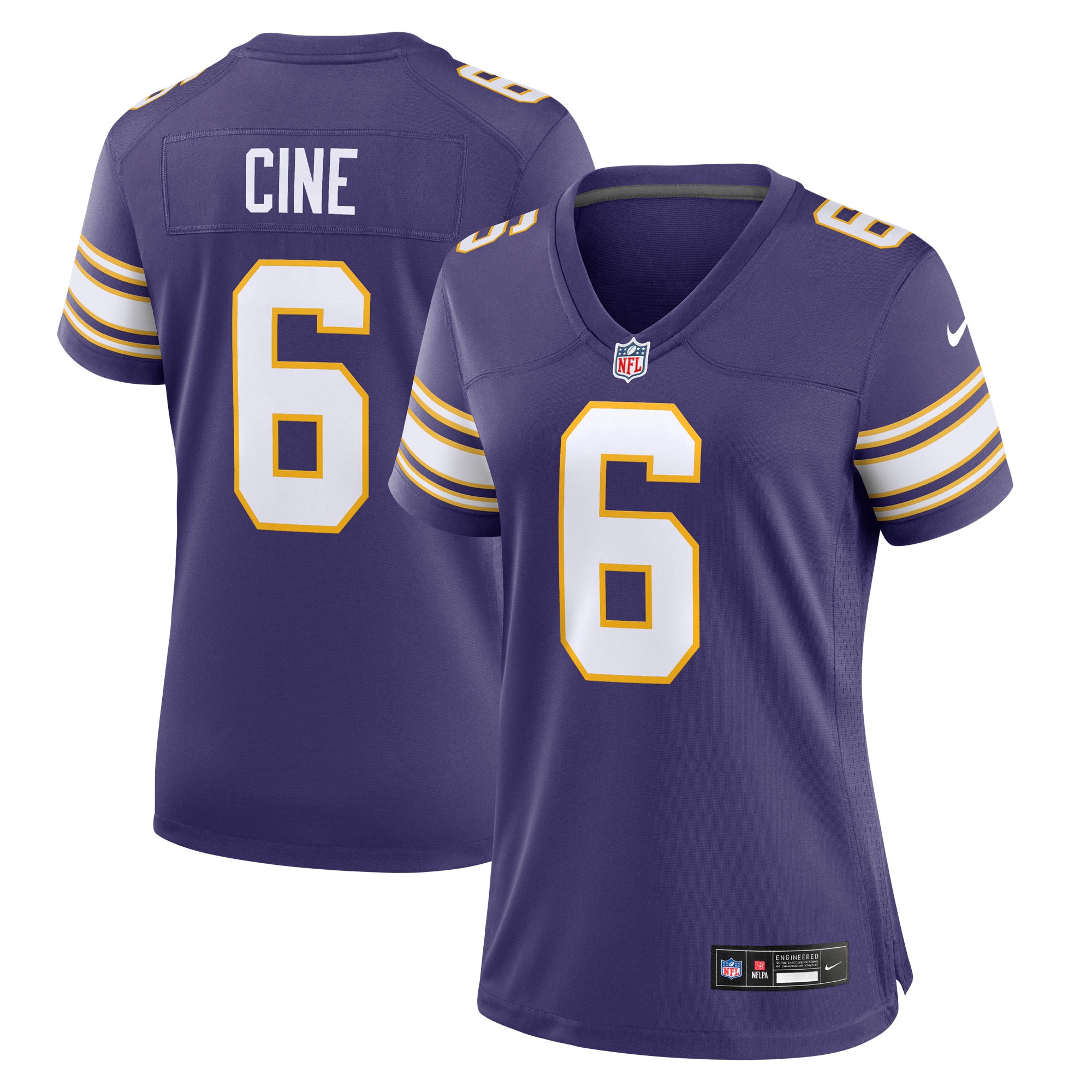 Lewis Cine Minnesota Vikings Women's Classic Player Game Jersey - Purple