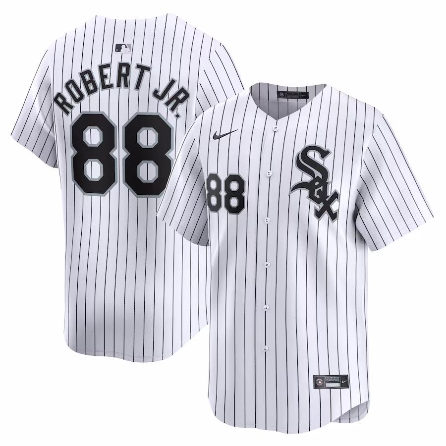 Youth Chicago White Sox Luis Robert Jr. Nike White Home Limited Player Jersey