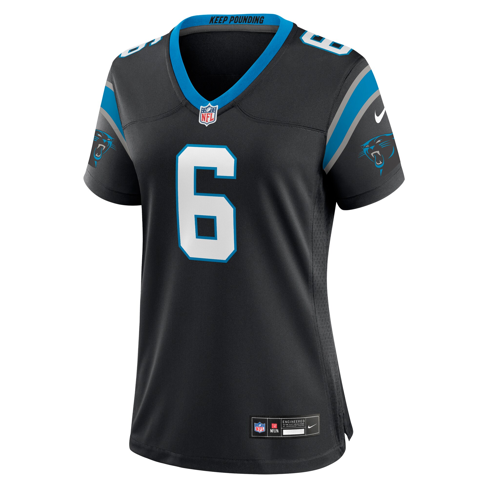 Miles Sanders Carolina Panthers Women's Women's All Player Jersey - Black