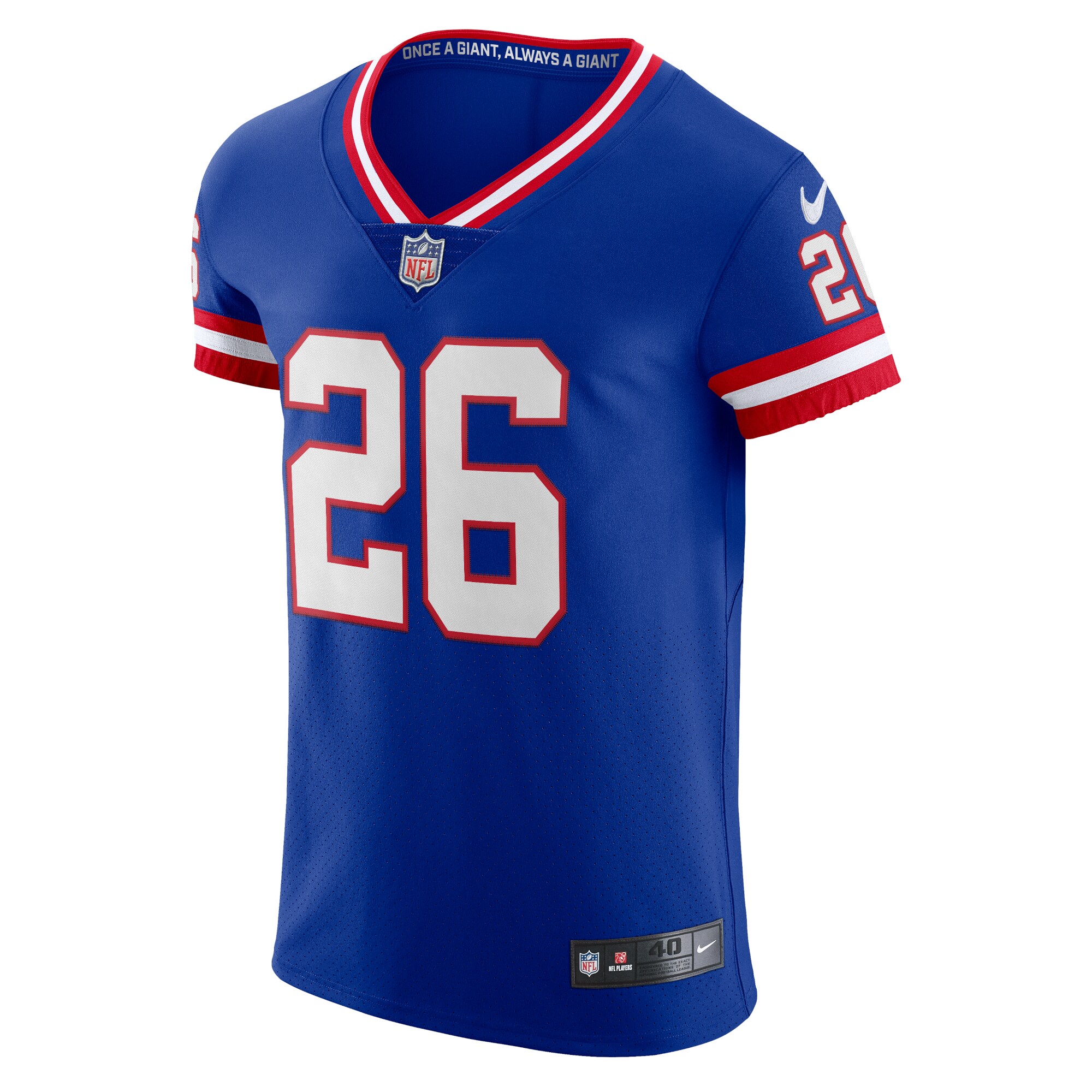 Saquon Barkley New York Giants Classic Vapor Elite Player Jersey - Royal
