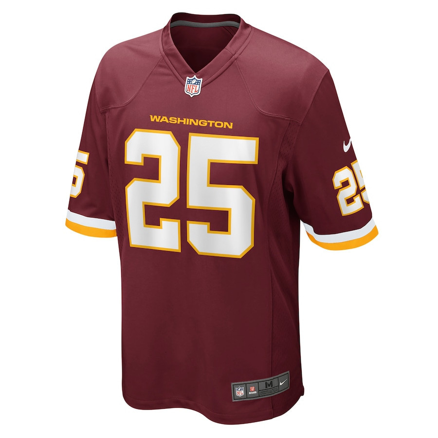 Benjamin St-Juste 25 Washington Football Team Men Game Jersey - Burgundy