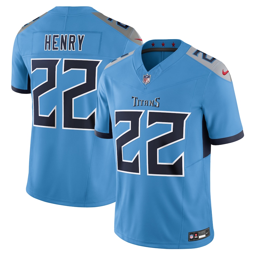 Mens Tennessee Titans Derrick Henry Light Blue Vapor F.U.S.E. Limited Jersey