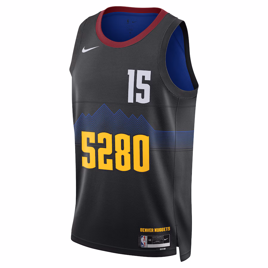 Unisex Denver Nuggets Nikola Jokic Nike Black 2023/24 Swingman Jersey - City Edition