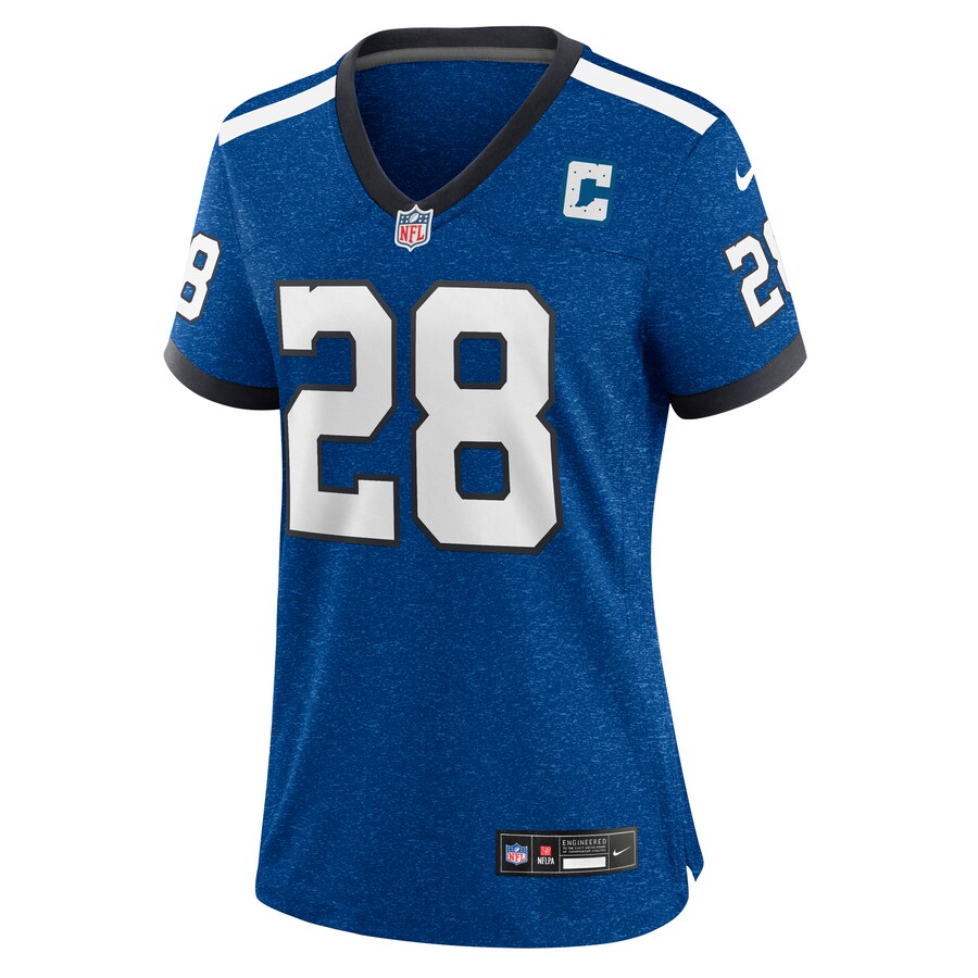 Womens Indianapolis Colts Marshall Faulk Royal Indiana Nights Alternate Game Jersey