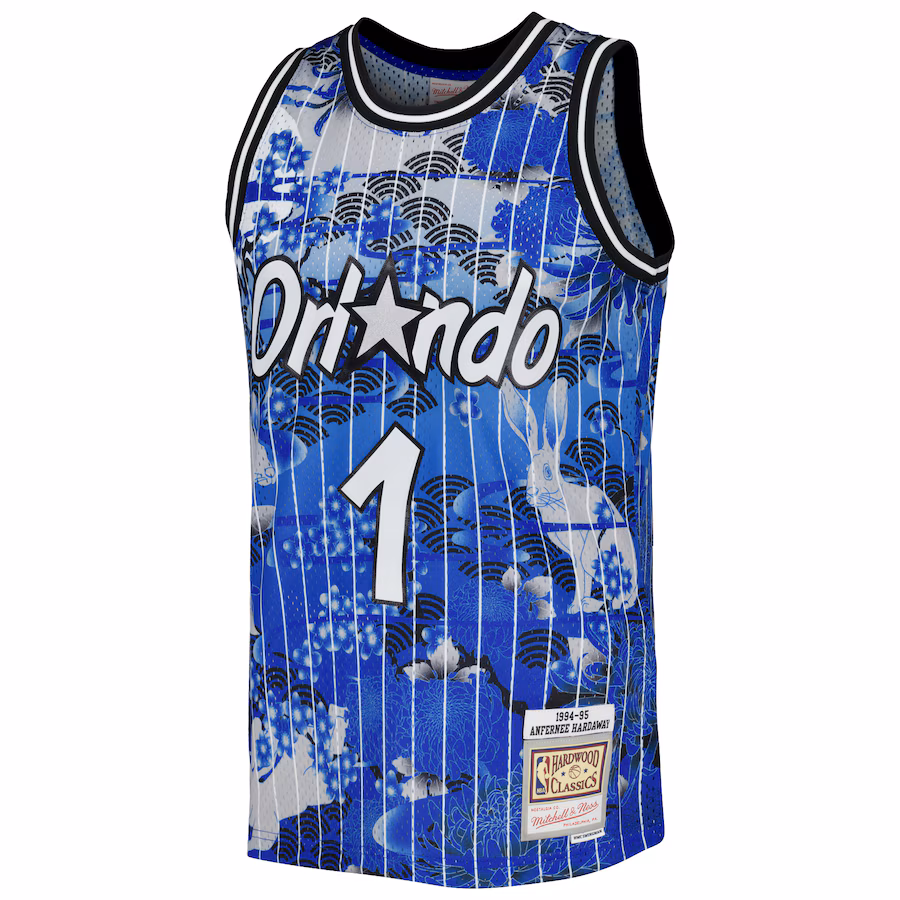 Men's Orlando Magic Penny Hardaway Mitchell & Ness Blue Hardwood Classics Lunar New Year Swingman Jersey