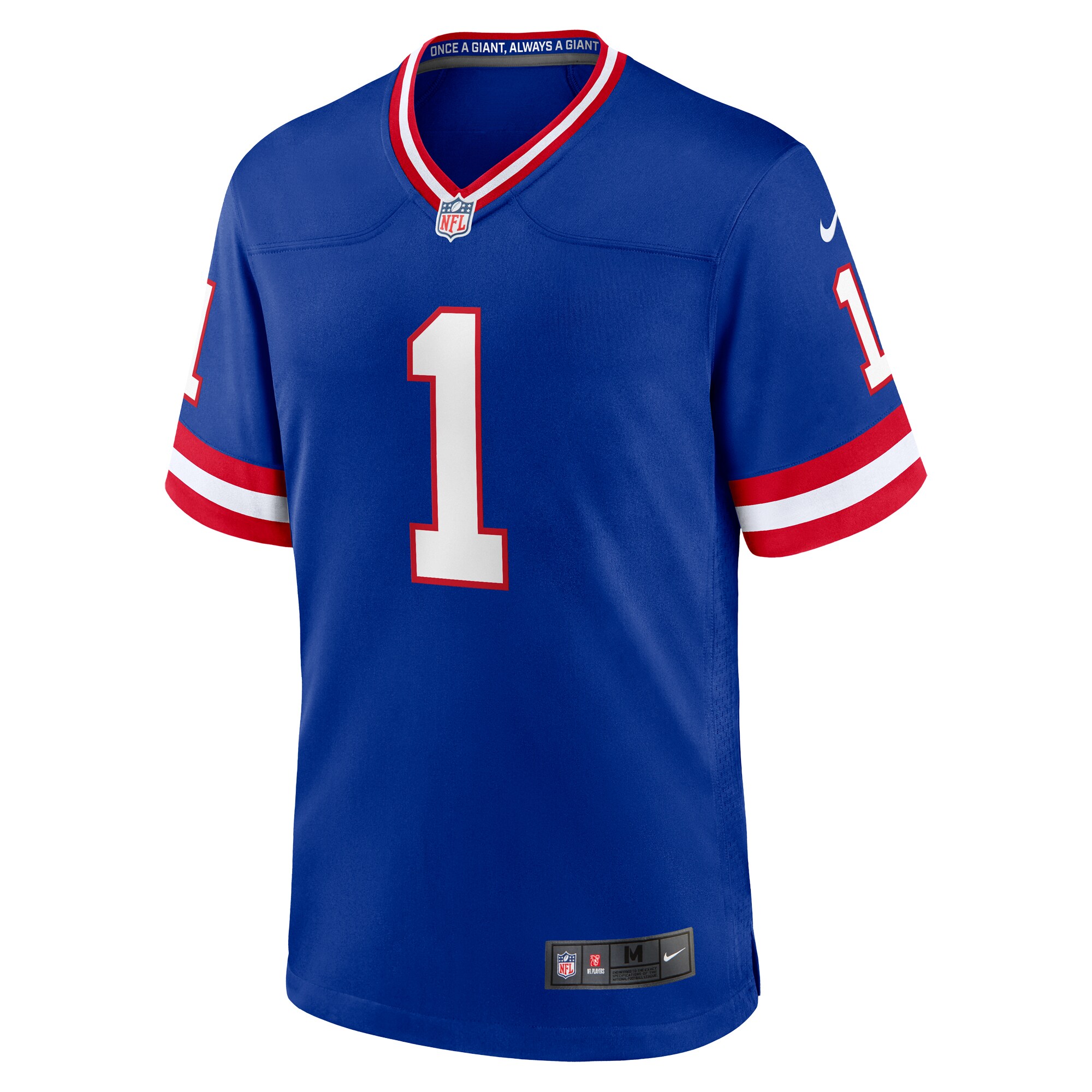 Malik Nabers New York Giants 2nd Alternate 2024 NFL Draft Game Jersey - Royal