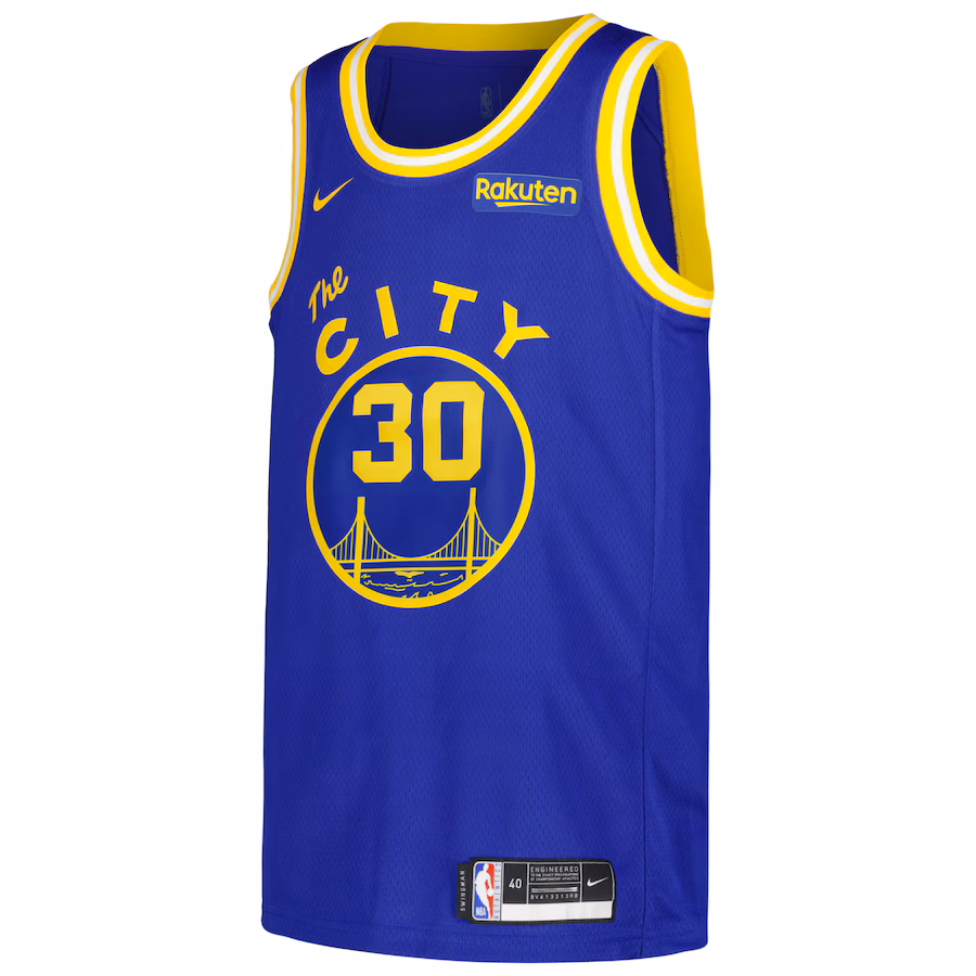 Men's Golden State Warriors Stephen Curry Nike Royal Swingman Player Jersey - Classic Edition