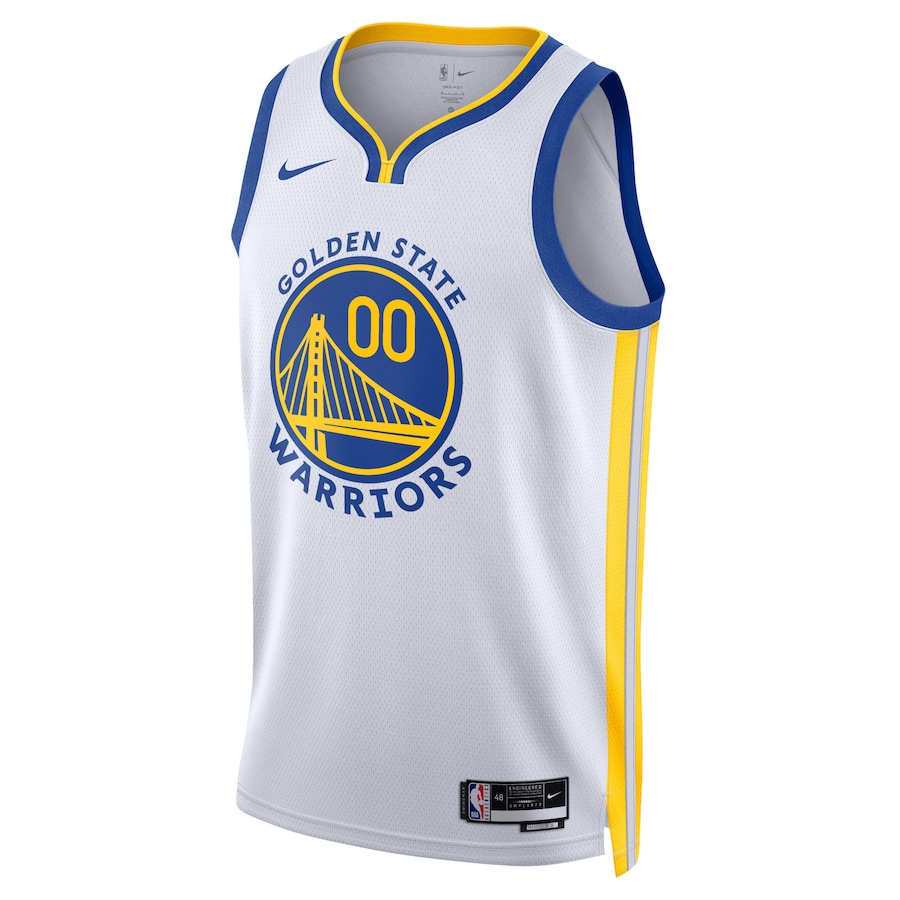 Unisex NBA Golden State Warriors White Swingman Custom Jersey - Association Edition