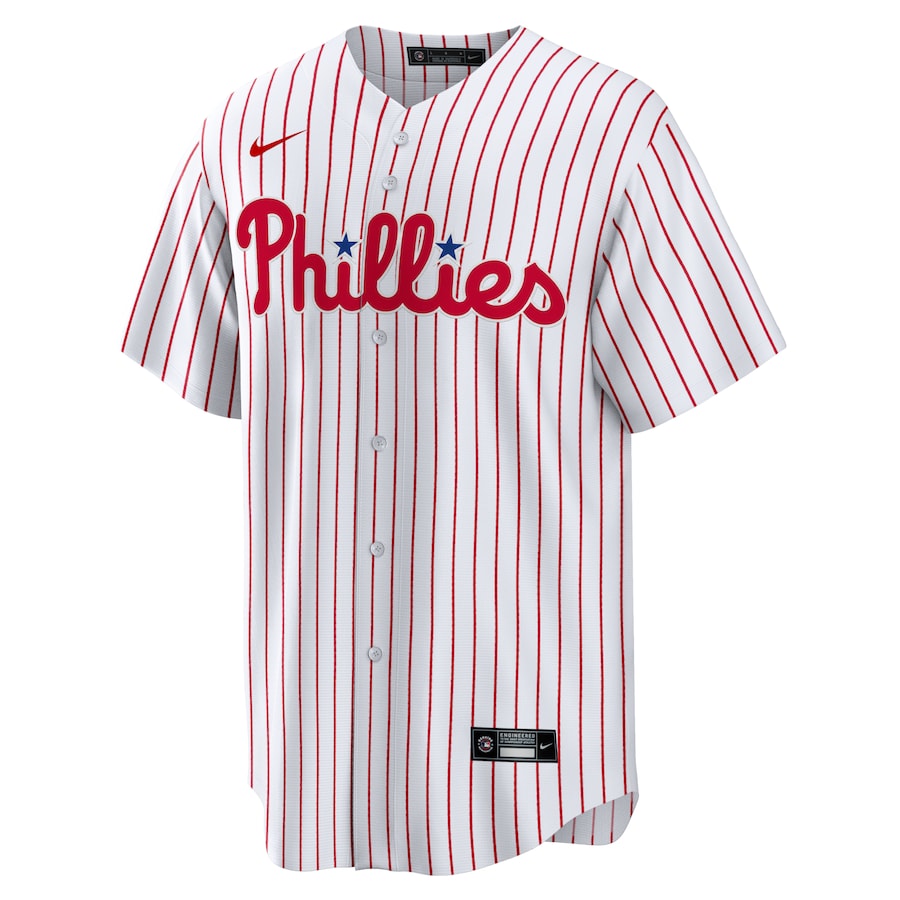 Men's Philadelphia Phillies Nick Castellanos White Replica Player Jersey