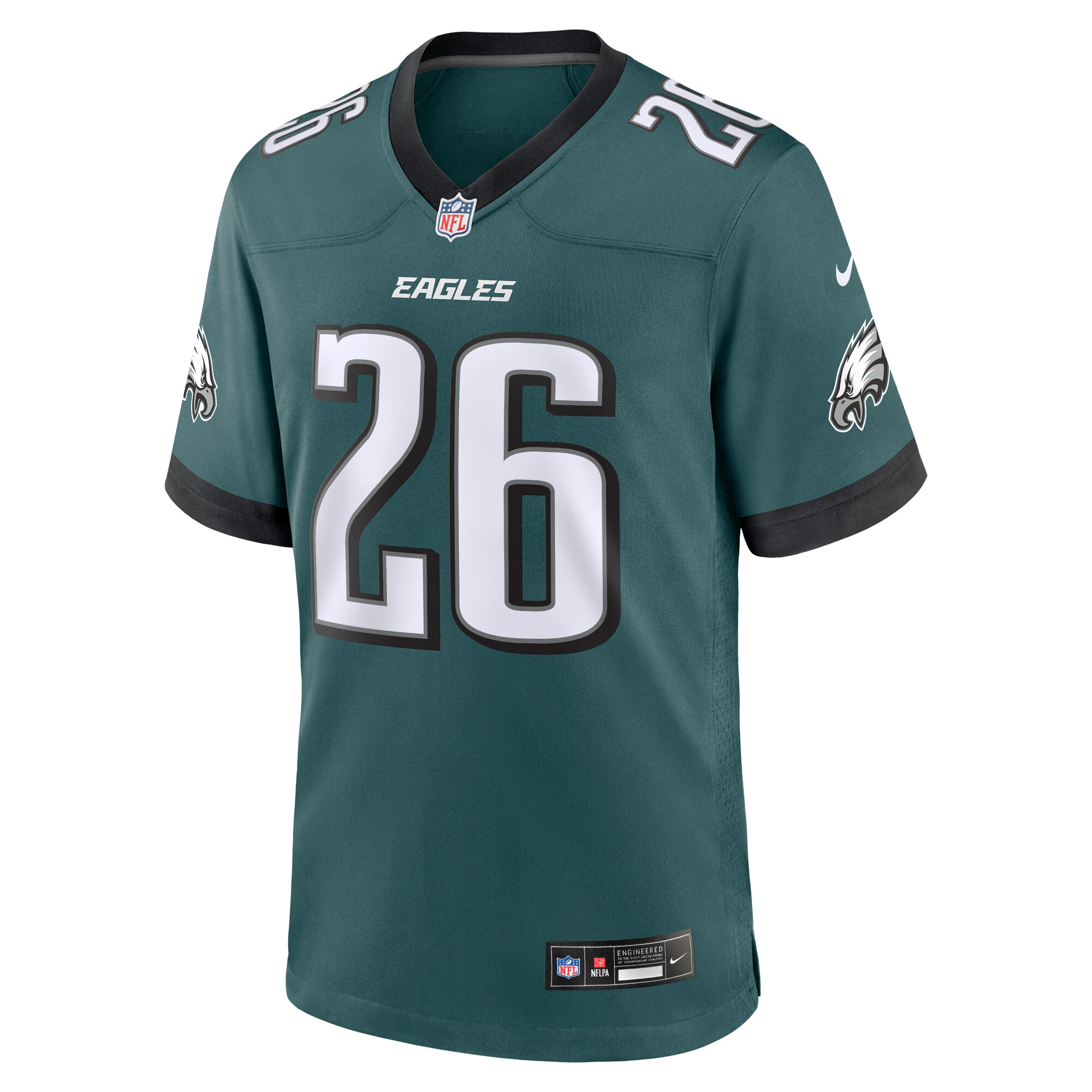 Saquon Barkley Philadelphia Eagles Game Player Jersey - Midnight Green