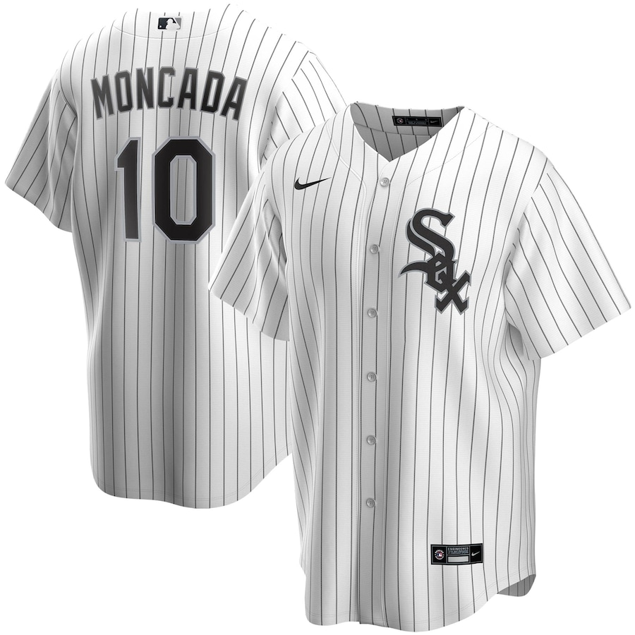 Youth Chicago White Sox Yoan Moncada White Alternate Replica Player Jersey