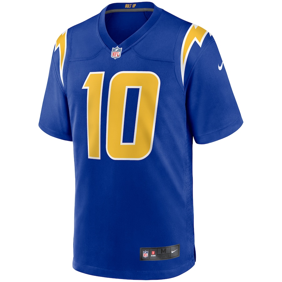 Mens Los Angeles Chargers Justin Herbert Royal 2nd Alternate Game Jersey