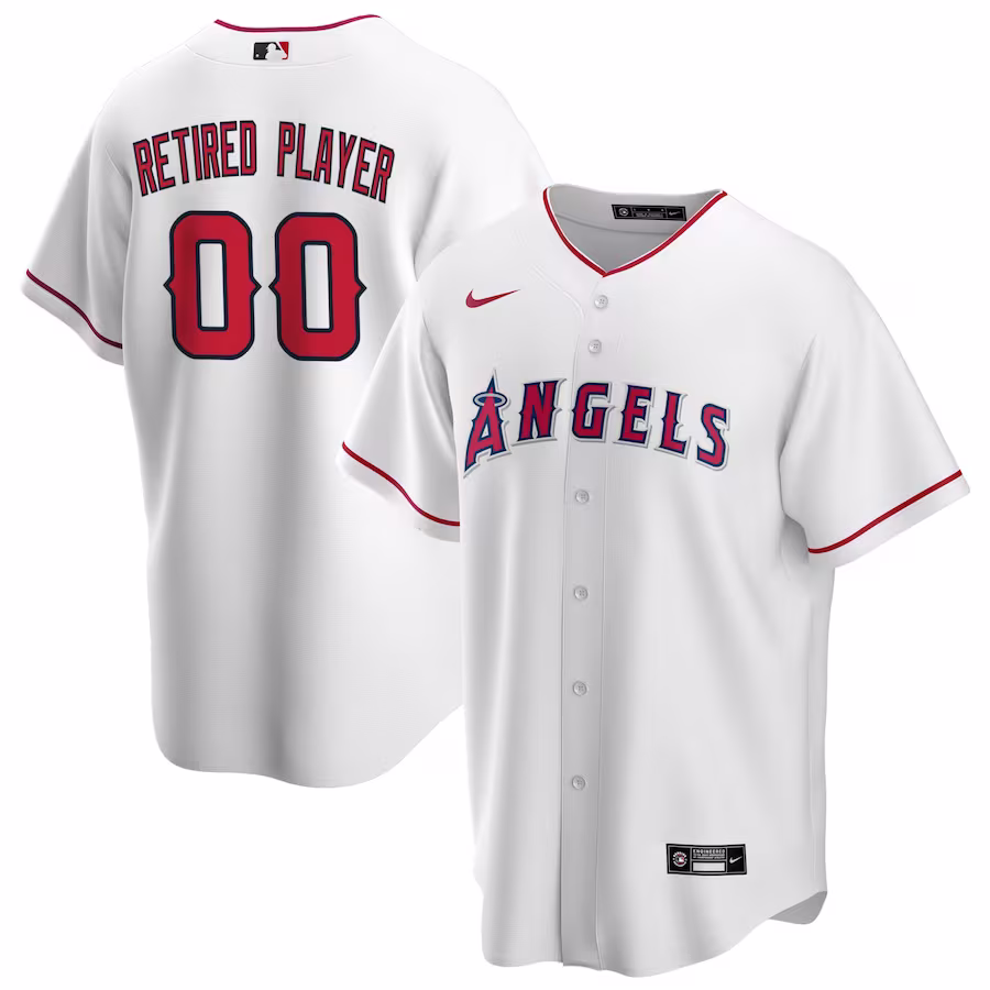 Youth Los Angeles Angels Nike White Home Pick-A-Player Retired Roster Replica Jersey