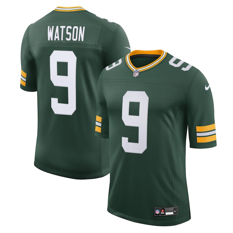 Mens Green Bay Packers Christian Watson Green Vapor Untouchable Limited Jersey