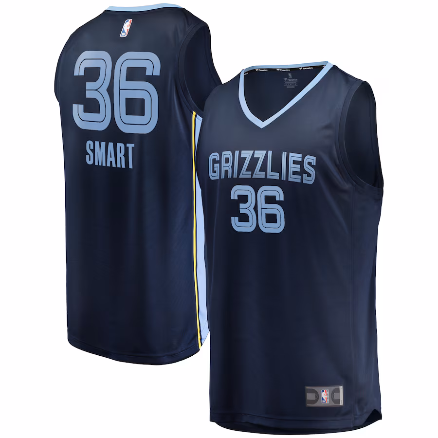 Marcus Smart Memphis Grizzlies Fanatics Fast Break Player Jersey - Icon Edition - Navy