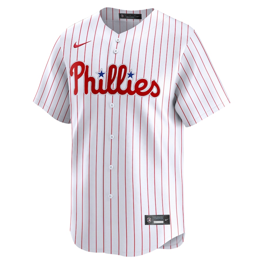 Men's Philadelphia Phillies Bryce Harper White Home Limited Player Jersey